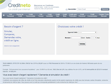 Tablet Screenshot of credit-creditneto.com